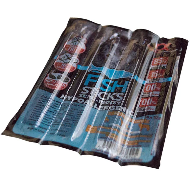 Полувлажное лакомство палочки Alpha Spirit Sticks Fish Chicken для взрослых собак со вкусом рыбы, 40 г x 4 шт
