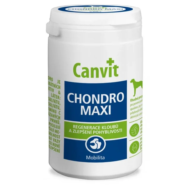 Вітамінна добавка Canvit Chondro Maxi for Dogs для зміцнення суглобів для собак всіх порід, 500 г