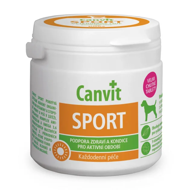 Витаминная добавка Сanvit Sport for Dogs для укрепление здоровья для собак, 230 г