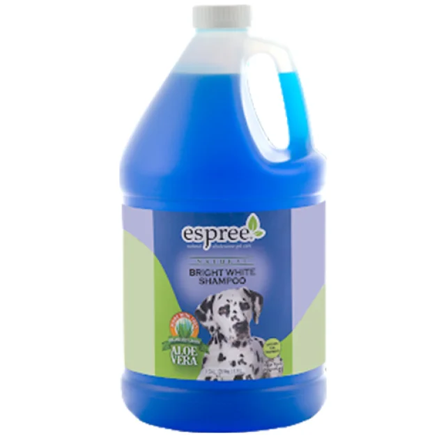 Шампунь Espree Bright White Shampoo для собак белых и светлых окрасов, 3,79 л