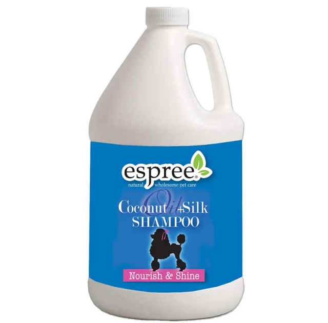 Шампунь Espree Coconut Oil & Silk Shampoo с кокосовым маслом и протеинами шелка для собак, 3,79 л
