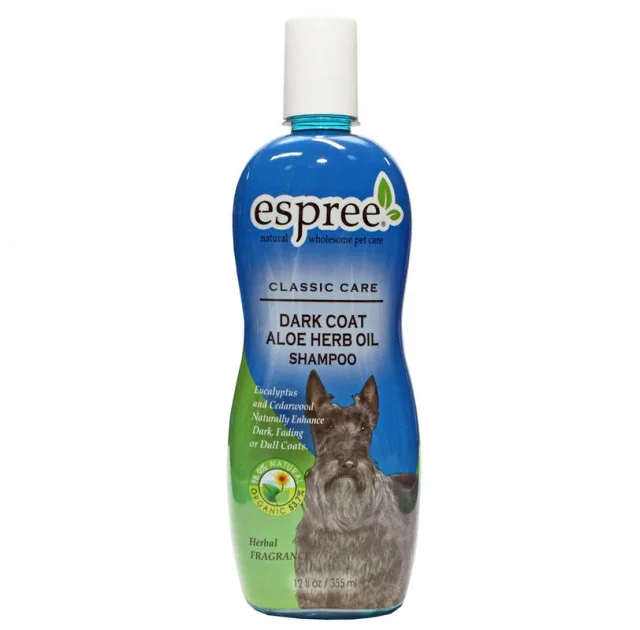 Шампунь Espree Dark Coat Aloe Herb Oil Shampoo для собак темных, черных, серых окрасов, 355 мл