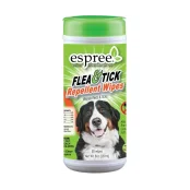 Репеллентние серветки Espree Flea & Tick Repellent Wipes для собак і кішок віком від 3 міс, 50 ​​шт