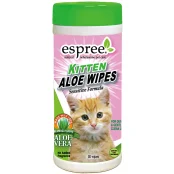 Серветки з гіпоалергенними компонентами Espree Kitten Wipes для кішок, 50 шт