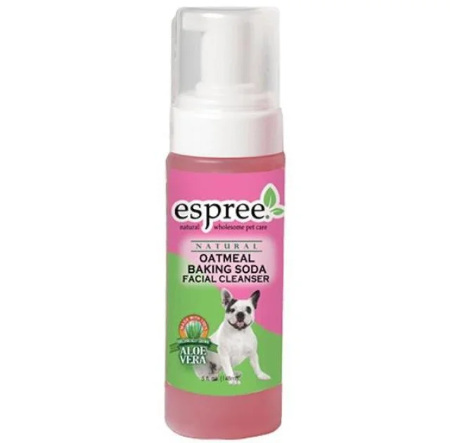 Пена Espree Oatmeal Baking Soda Facial для ухода за чувствительной лицевой областью для собак, 148 мл