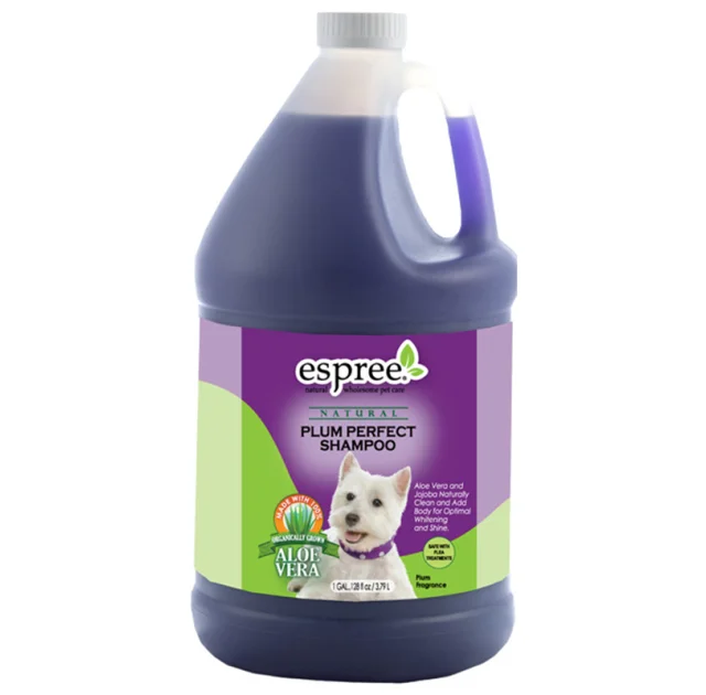 Шампунь Espree Plum Perfect Shampoo для глубокой чистки любого типа шерсти для собак, с ароматом сливы 3,79 л
