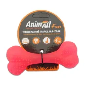 Іграшка AnimAll Fun кістка, коралова, 12 см