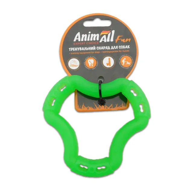 Іграшка AnimAll Fun кільце 6 сторін, зелене, 12 см
