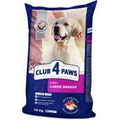 Сухий корм Клуб 4 Лапи Adult Large Breeds Premium для дорослих собак великих порід від 25 до 90 кг, 14 кг