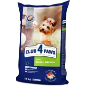 Сухий корм Клуб 4 Лапи Adult Small Breeds Premium для дорослих собак малих порід від 1 року, 14 кг