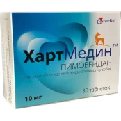 Таблетки Cymedica ХартМедін для лікування серцевої недостатності у собак 10 мг, 30 табл