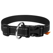 Нейлоновый ошейник Dog Extreme для собак, регулируемый, 20 мм, 25-40 см, черный