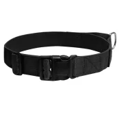 Нейлоновый ошейник с ручкой Dog Extreme для собак, регулируемый, 40 мм, 55-75 см, черный