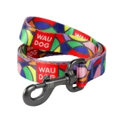 Поводок Waudog Nylon с рисунком Витраж для собак 25 мм, 122 см