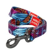 Поводок Waudog Nylon с рисунком Лето для собак 15 мм, 122 см