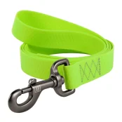 Поводок Waudog Waterproof для собак, водостойкий, 25 мм, 122 cм, салатовый