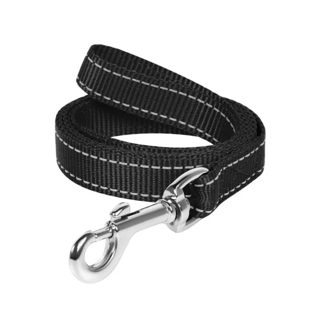 Поводок нейлоновый Dog Extreme для собак 14 мм, 150 см, черный