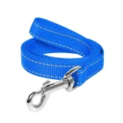 Поводок нейлоновый Dog Extreme для собак 25 мм, 150 см, голубой