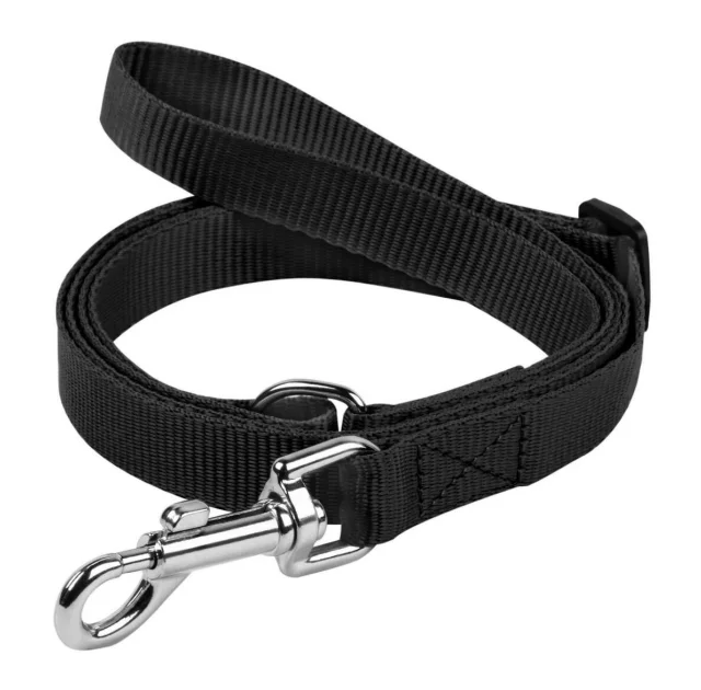 Поводок регулирующий Dog Extreme для собак 20 мм, 100-160 см, черный