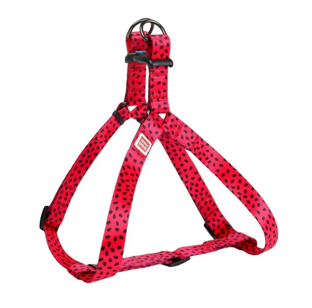 Шлея Waudog Nylon для собак з малюнком Кавун 15 мм, 40-55 см