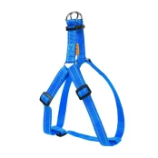 Нейлоновая шлея Dog Extreme для собак, регулирующая, 20 мм, 50-80 см, голубая