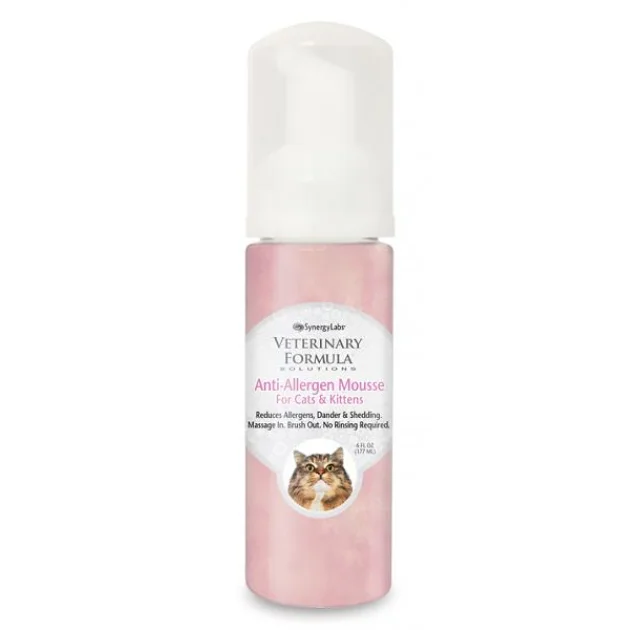 Шампунь Veterinary Formula Anti-Allergen Mousse Cat без воды, для кошек, 177 мл