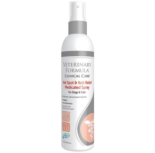 Спрей Veterinary Formula Hot Spot&Itch Relief Medicated Spray для собак и кошек, 45 мл