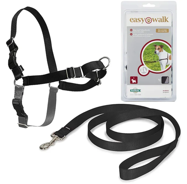 Шлея Premier Easy Walk антирывок, для собак, размер S, черная