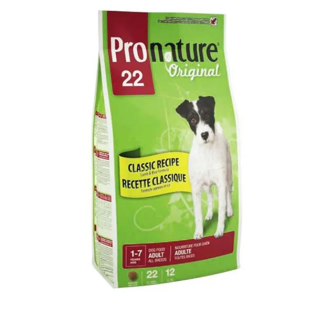 Сухой корм Pronature Original Lamb Adult с ягненком для собак всех пород, 2.72 кг