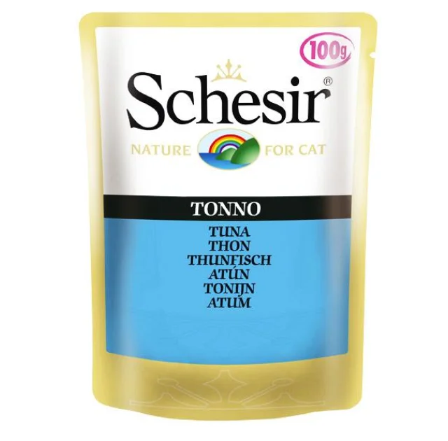 Консервы Schesir Tuna для кошек, с тунцом, пауч, 100 г
