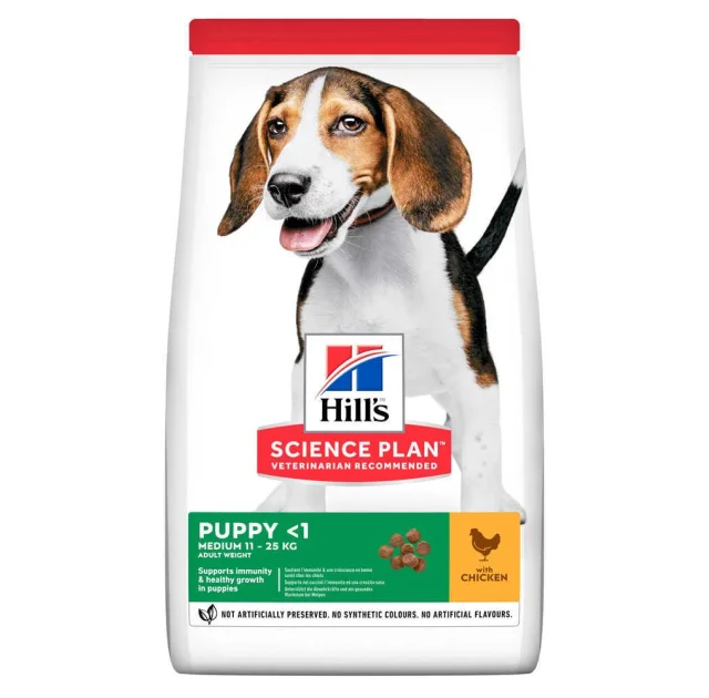 Сухой корм Hill's Science Plan Puppy Medium для щенков, с курицей, 2.5 кг