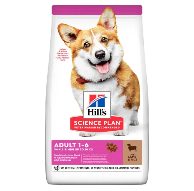 Сухой корм Hill's Science Plan Adult Small & Mini для собак, с ягненком и рисом, 6 кг