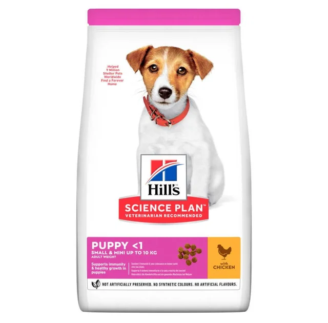 Сухой корм Hill's Science Plan Puppy Small & Miniature для щенков, с курицей, 3 кг