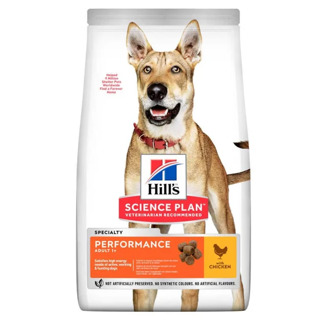 Сухий корм Hill's Science  Plan Adult Performance для собак, з куркою, 14 кг
