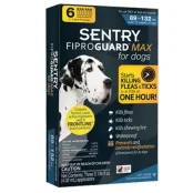 Краплі FiproGuard Max від бліх, кліщів і вошей, для собак 40-60 кг, 4.02 мл, 3 шт, ціна за 1 піпетку