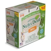 Лакомство Nylabone Nutri Dent Natural для чистки зубов, для собак, M, 40 шт, цена за 1 шт