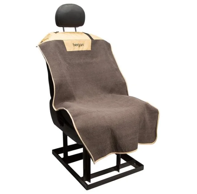 Накидка Bergan Deluxe Microfiber Auto Bucket Seat Protector на авто сиденье для собак, бежевая