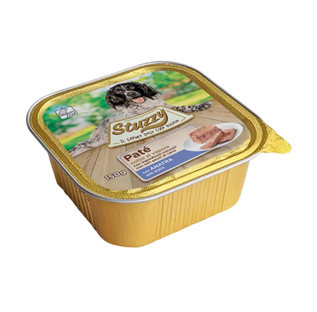 Консервы Mister Stuzzy Dog Duck с уткой, для собак, паштет, 150 г