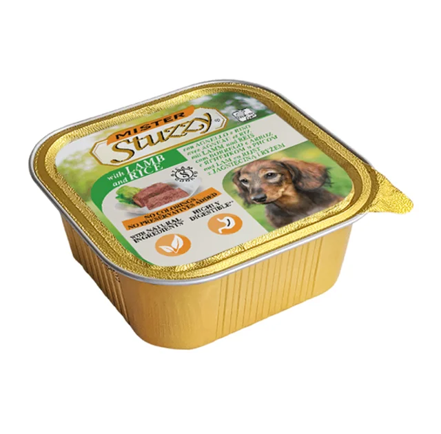 Консервы Mister Stuzzy Dog Lamb Rice с ягненком и рисом, для собак, паштет, 150 г