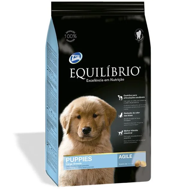 Сухой корм Equilibrio Dog суперпремиум, для щенков крупных пород, 15 кг