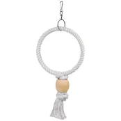 Игрушка Flamingo Ring веревочное кольцо, для попугаев, большая, 24х5х40 см