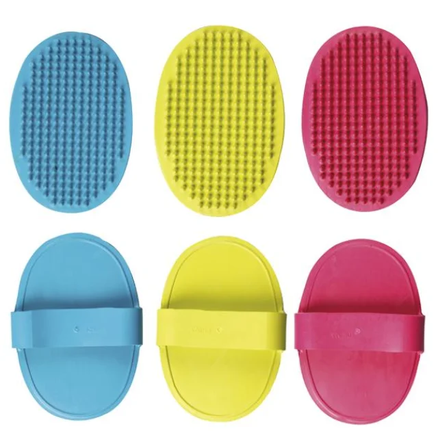 Щетка Flamingo Brush Oval массажная, для собак, овальная, резина