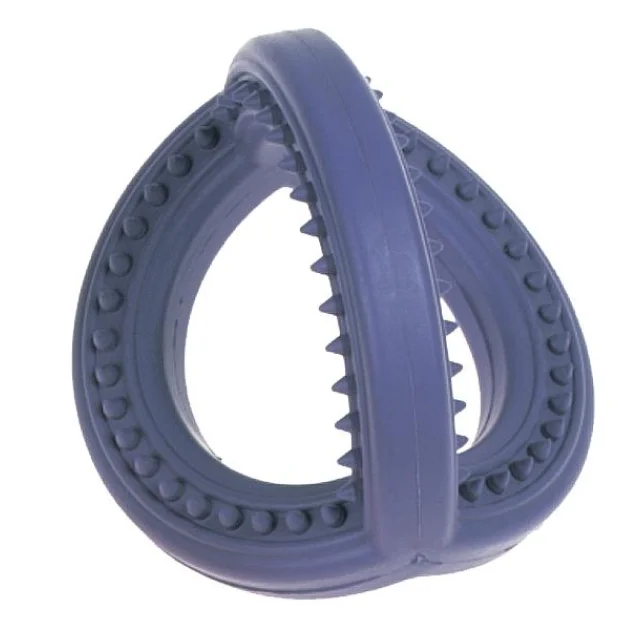 Игрушка Flamingo Gladiator Tri-Ring Super для собак, резина, 11х14.5 см
