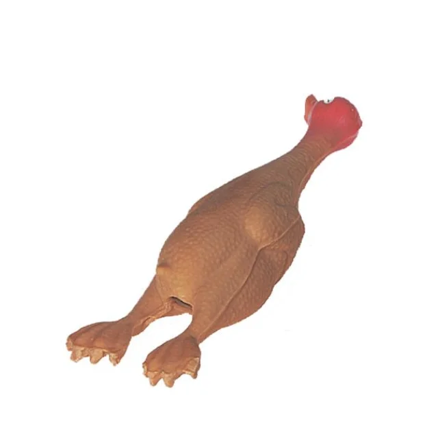 Игрушка Flamingo Duck Small для собак, утка из латекса, 7х3х22 см