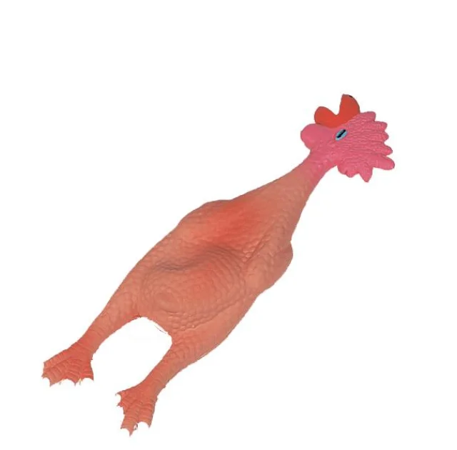 Игрушка Flamingo Chicken Small для собак, курица из латекса, 6х6х24 см
