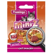 Лакомство Flamingo Miniz Mini Hearts для кошек, сердечко со вкусом мяса, 50 г