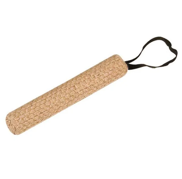 Іграшка Flamingo Sisal Dummy Handles для собак, апорт з ручкою, сизаль, S, 20х3.8 см