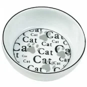Миска Flamingo Ceramic Cat для котов, керамика, белая, 16 см