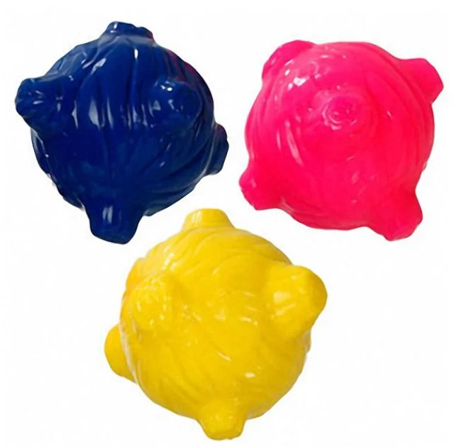 Игрушка Flamingo Good4Fun Squeeky Bear для собак, мяч с пищалкой, резина, 7 см