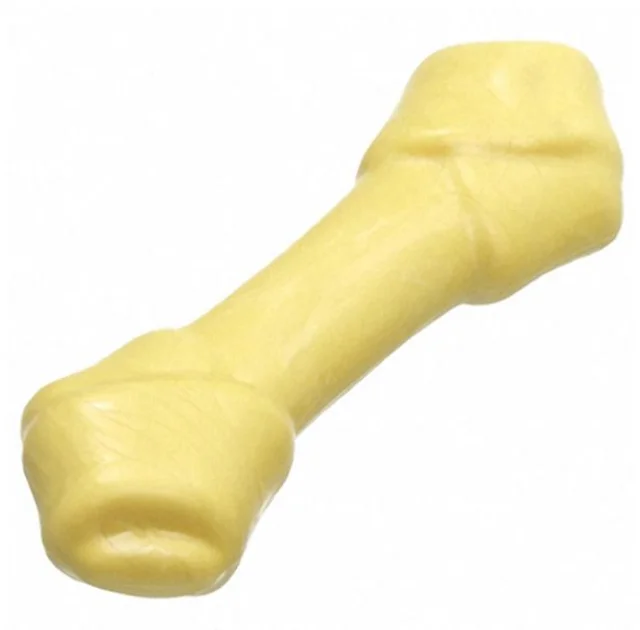 Игрушка Flamingo Good4Fun Bone Vanilla для собак, кость ванильная, резина, 10 см